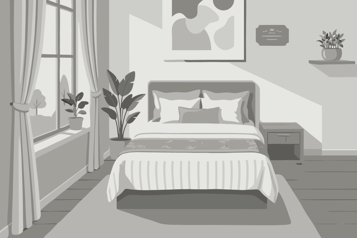 Standardzimmer mit Queensize-Bett und Schlafsofa - Nichtraucher